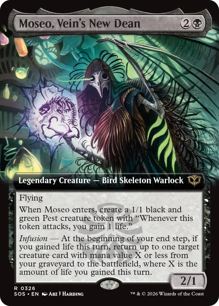 Moseo, Vein's New Dean (Extended Art) (326) (SOS)