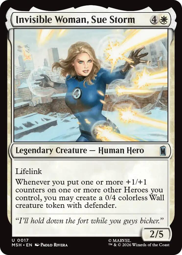 Invisible Woman, Sue Storm (17) (MSH)