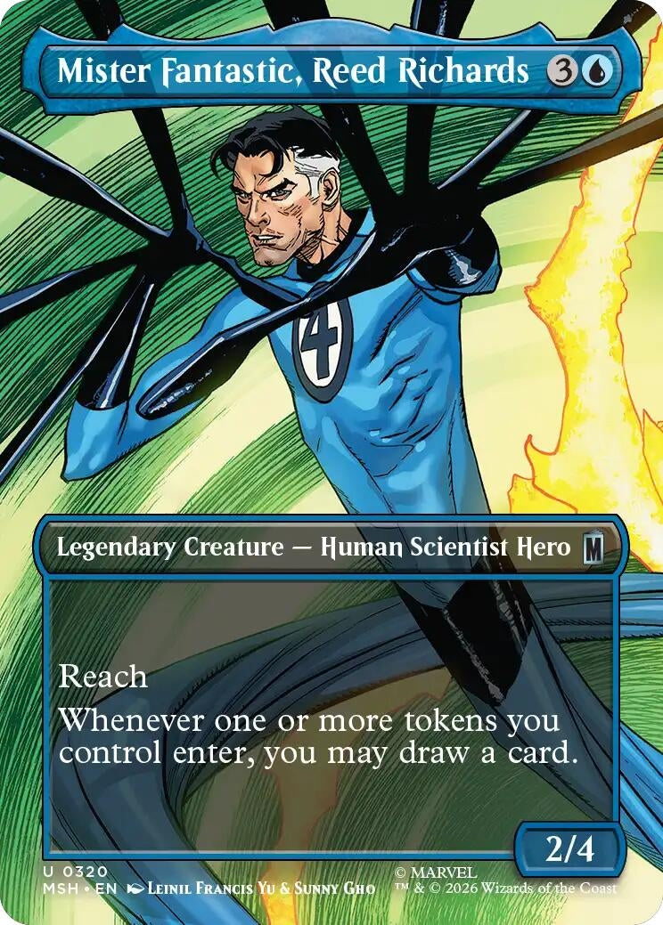 Mister Fantastic, Reed Richards (Borderless) (320) (MSH)