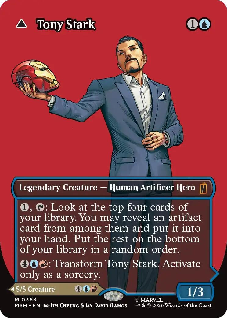 Tony Stark (Borderless) (0363) (363) (MSH)