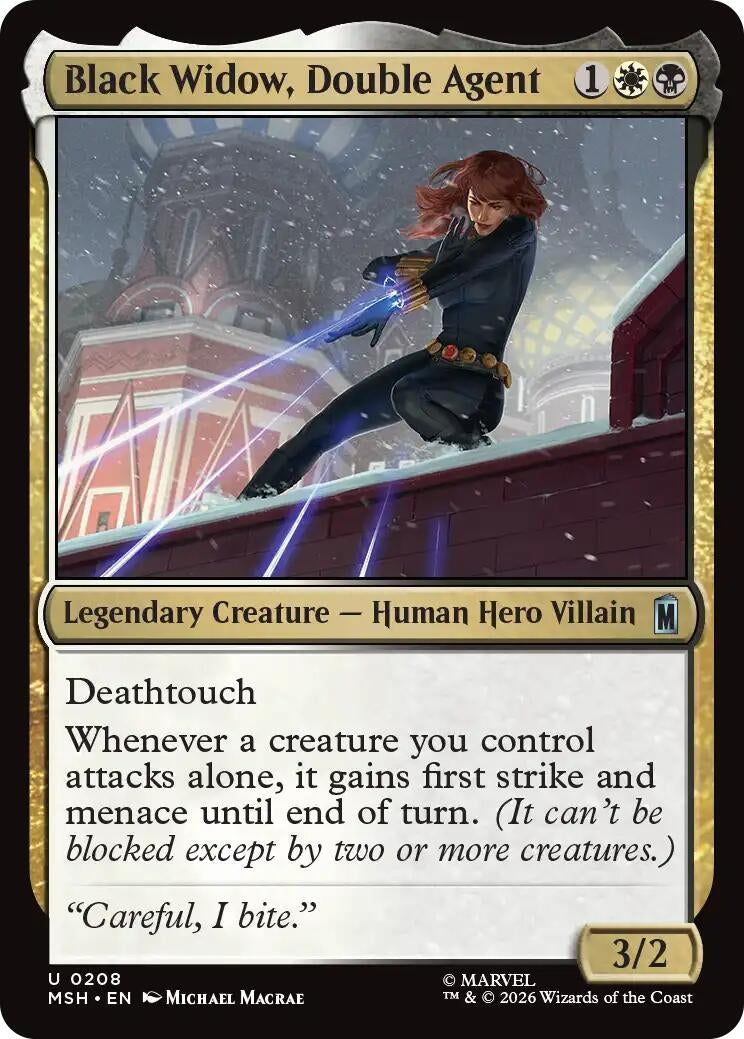 Black Widow, Double Agent (208) (MSH)
