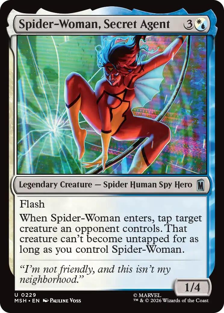 Spider-Woman, Secret Agent (229) (MSH)