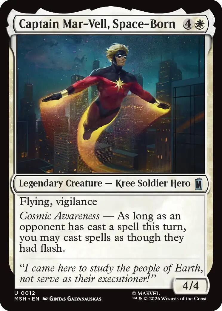 Captain Mar-Vell, Space-Born (12) (MSH)