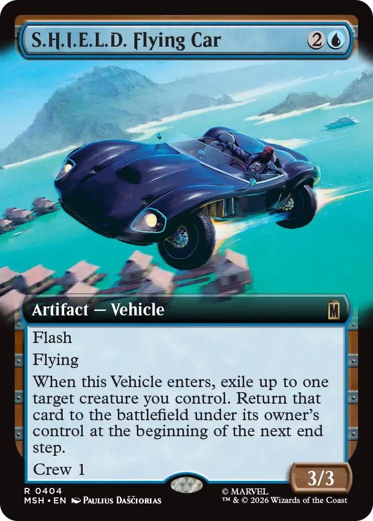 S.H.I.E.L.D. Flying Car (Extended Art) (404) (MSH)