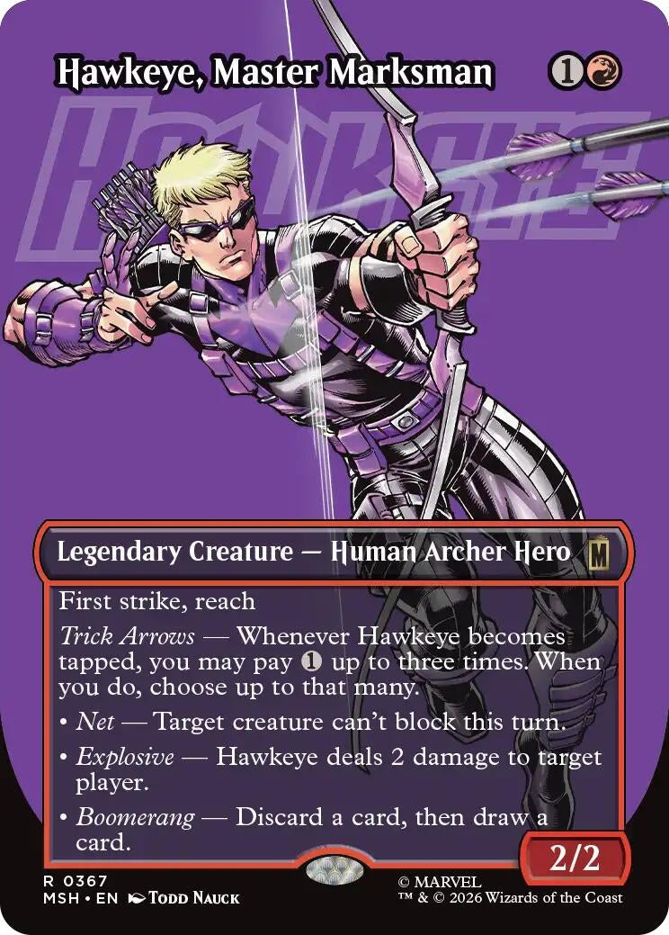 Hawkeye, Master Marksman (Borderless) (367) (MSH)