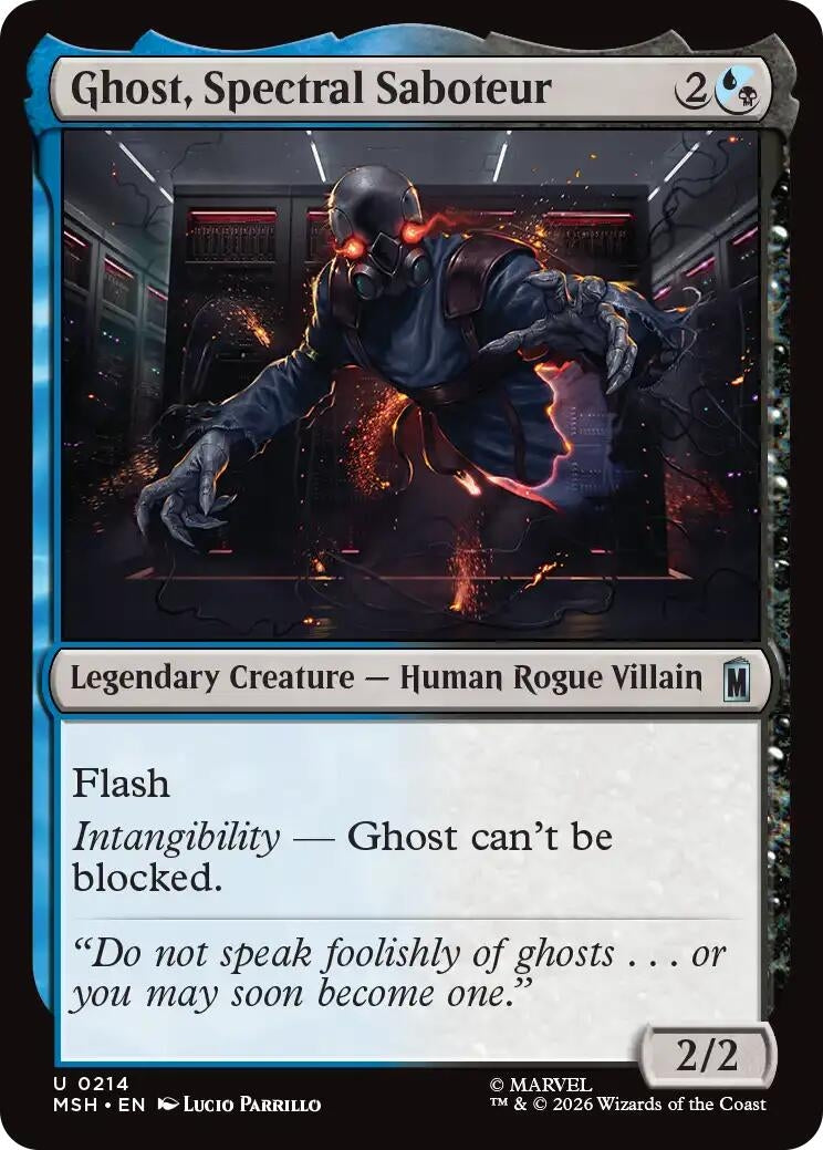 Ghost, Spectral Saboteur (214) (MSH)