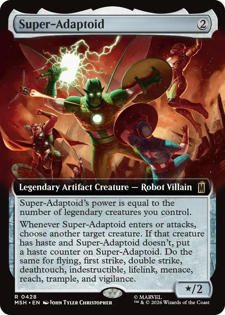 Super-Adaptoid (Extended Art) (428) (MSH)