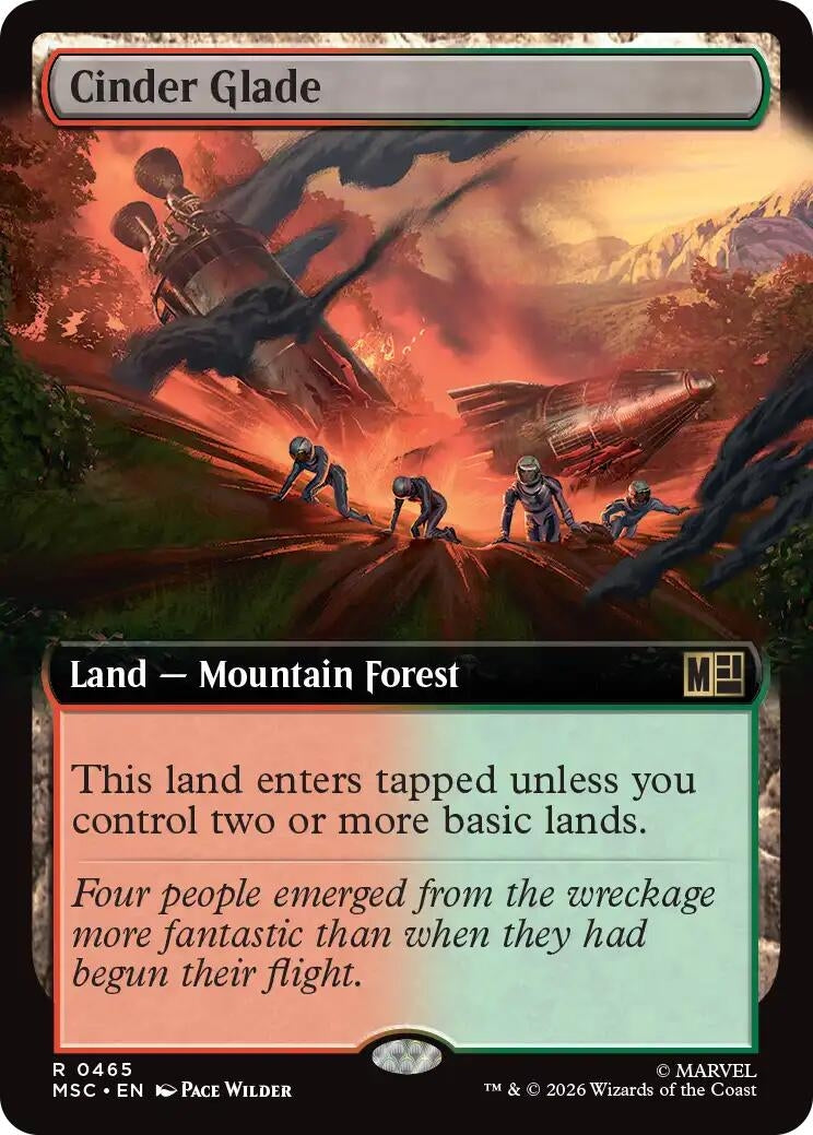 Cinder Glade (Extended Art) (465) (MSC)