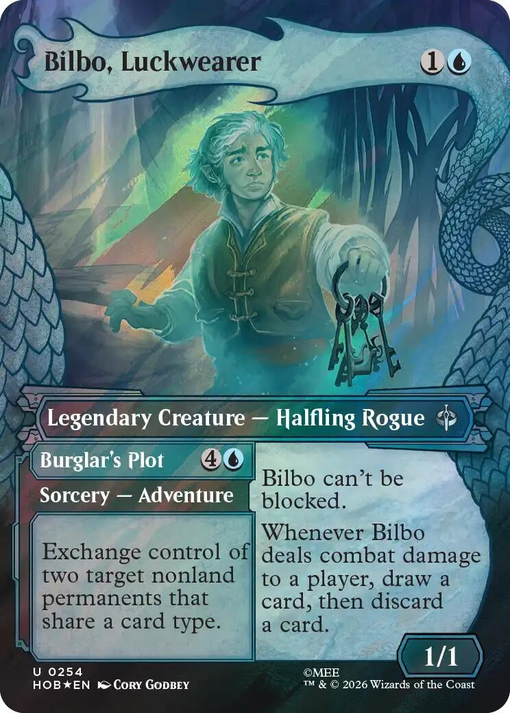 Bilbo, Luckwearer (Showcase) (Surge Foil) (254) (HOB)