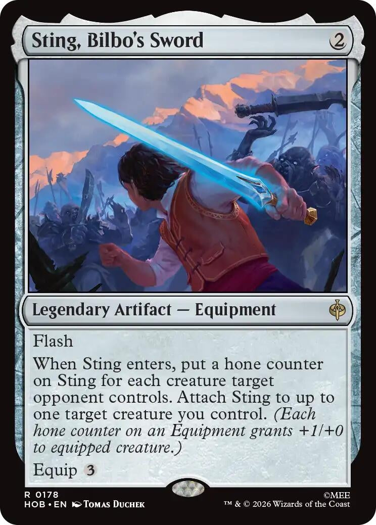 Sting, Bilbo's Sword (178) (HOB)