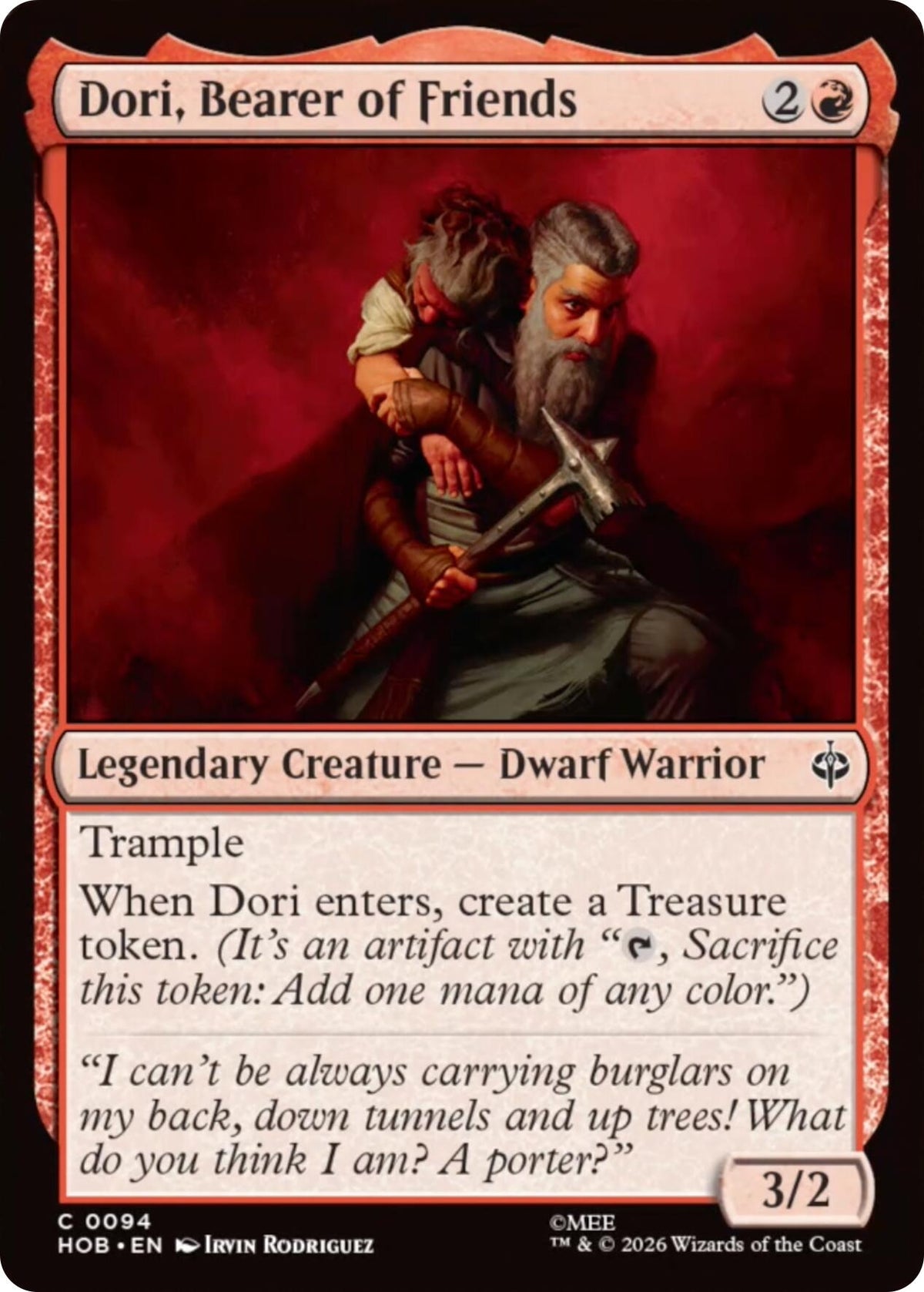 Dori, Bearer of Friends (94) (HOB)
