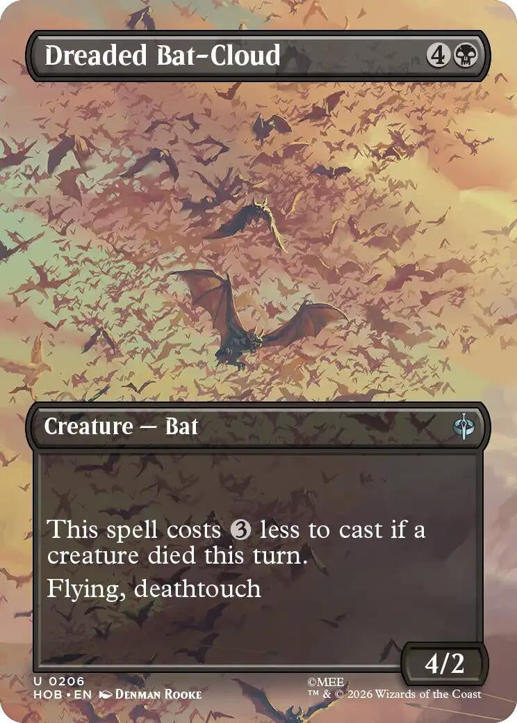 Dreaded Bat-Cloud (Borderless) (206) (HOB)