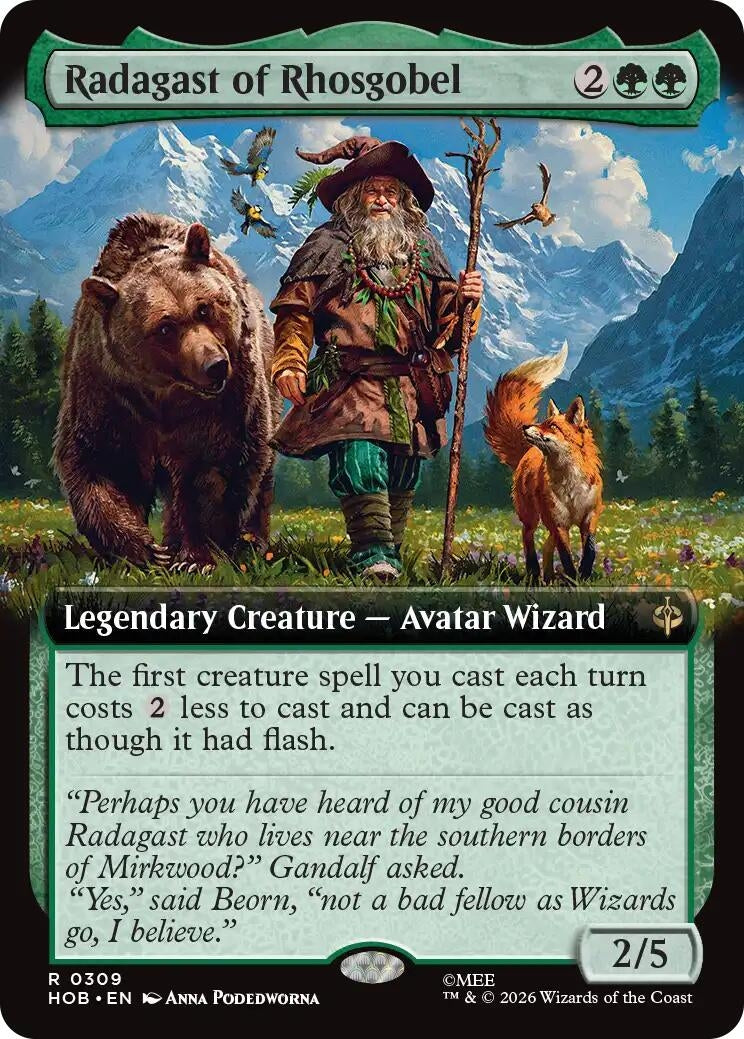 Radagast of Rhosgobel (Extended Art) (309) (HOB)