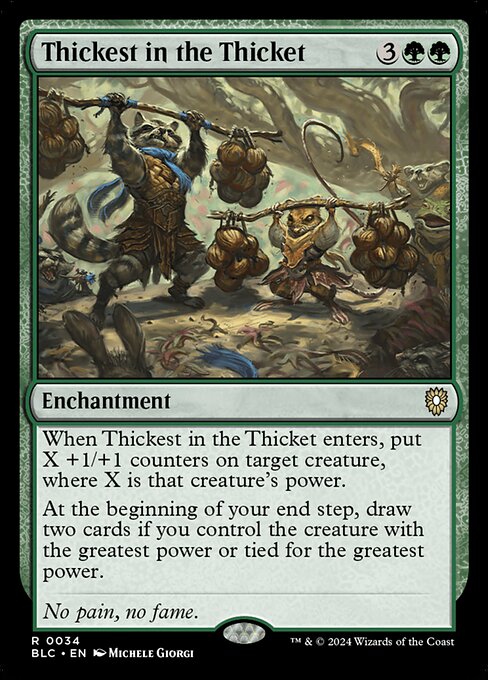 Thickest in the Thicket — BLC #34 (Non-foil)