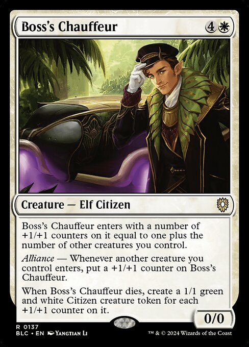 Boss's Chauffeur — BLC #137 (Non-foil)