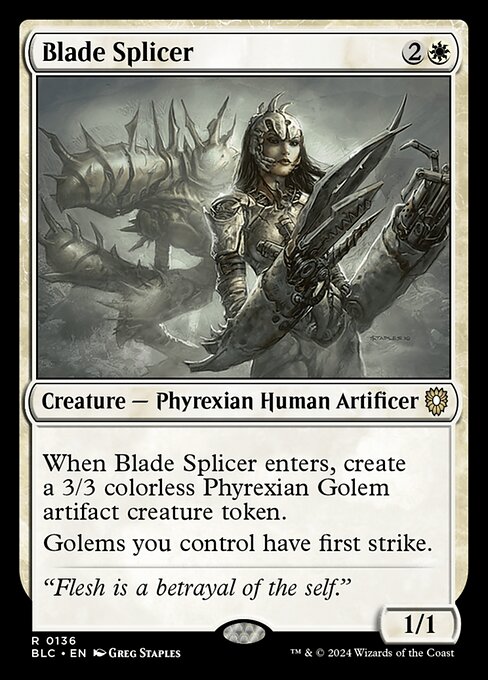 Blade Splicer — BLC #136 (Non-foil)