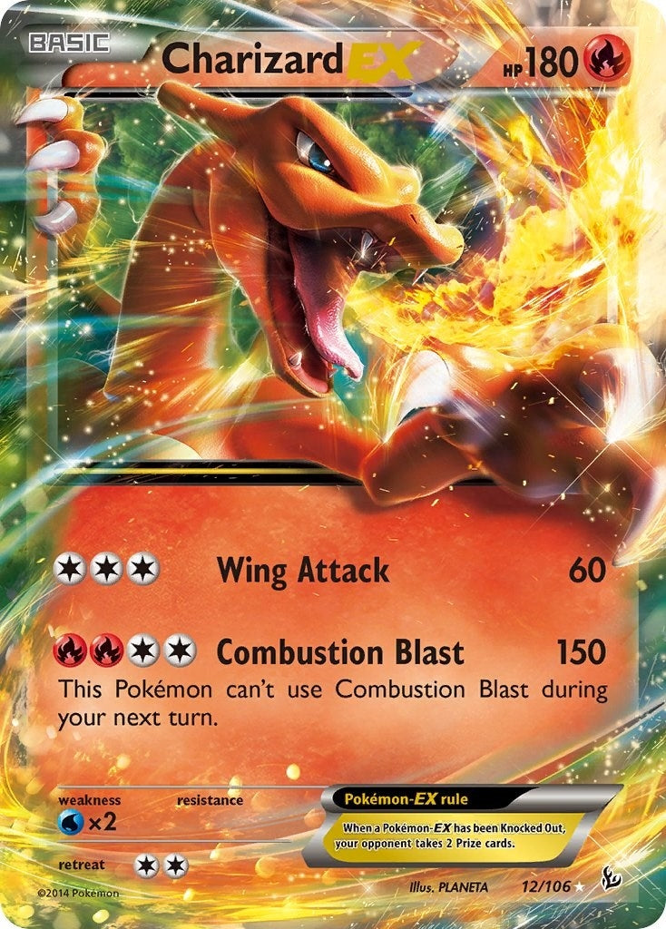 Charizard EX (12) (12/106) (FLF)