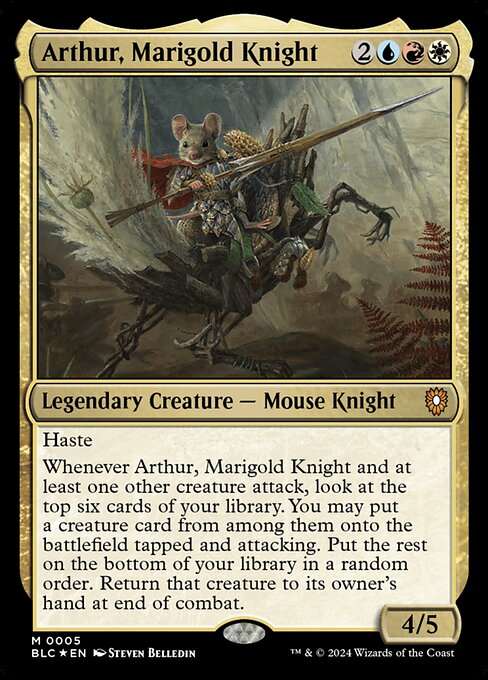 Arthur, Marigold Knight — BLC #5 (Foil)