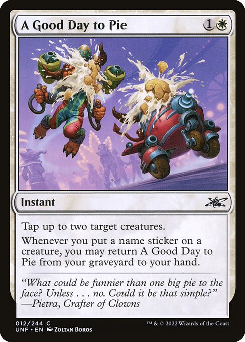 A Good Day to Pie — UNF #12 (Foil)