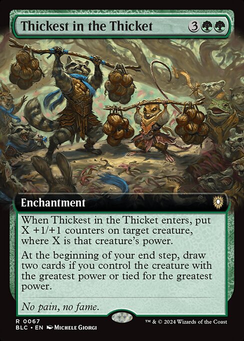 Thickest in the Thicket — BLC #67 (Non-foil)