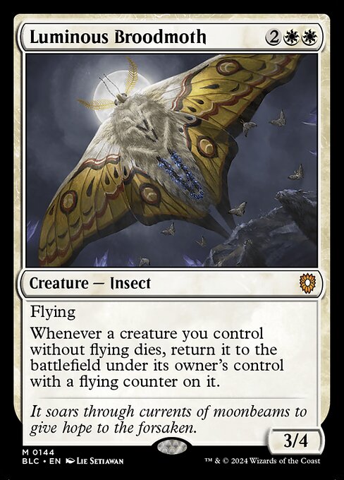 Luminous Broodmoth — BLC #144 (Non-foil)