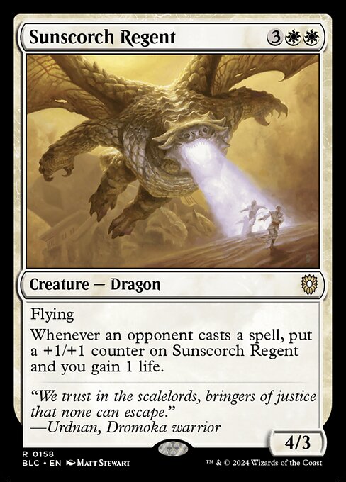 Sunscorch Regent — BLC #158 (Non-foil)