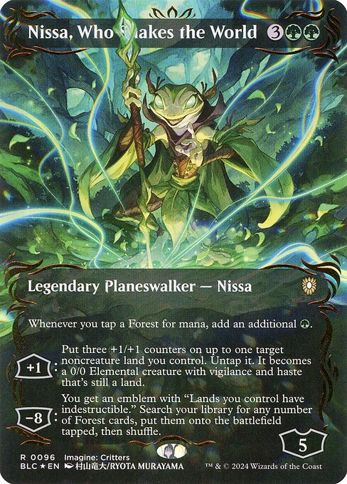 Nissa, Who Shakes the World — BLC #96 (Foil)