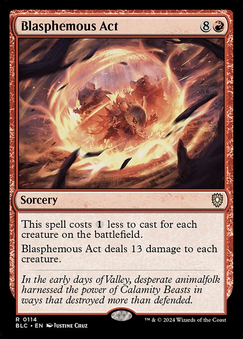 Blasphemous Act — BLC #114 (Non-foil)